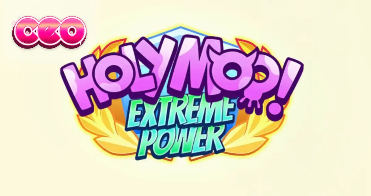 Holy Moo! Extreme Power স্লটের কার্টুনধর্মী গ্রিক দেবতা গরুর দৃশ্য
